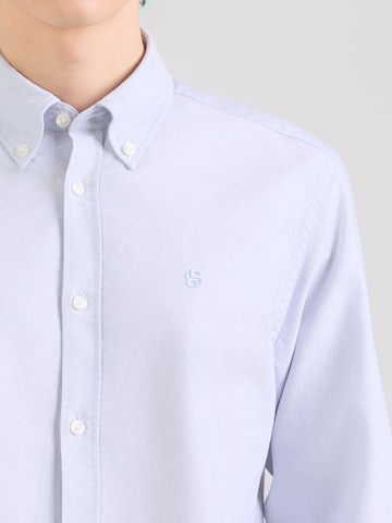 Coupe slim Chemise business 'H-ROAN' BOSS en violet