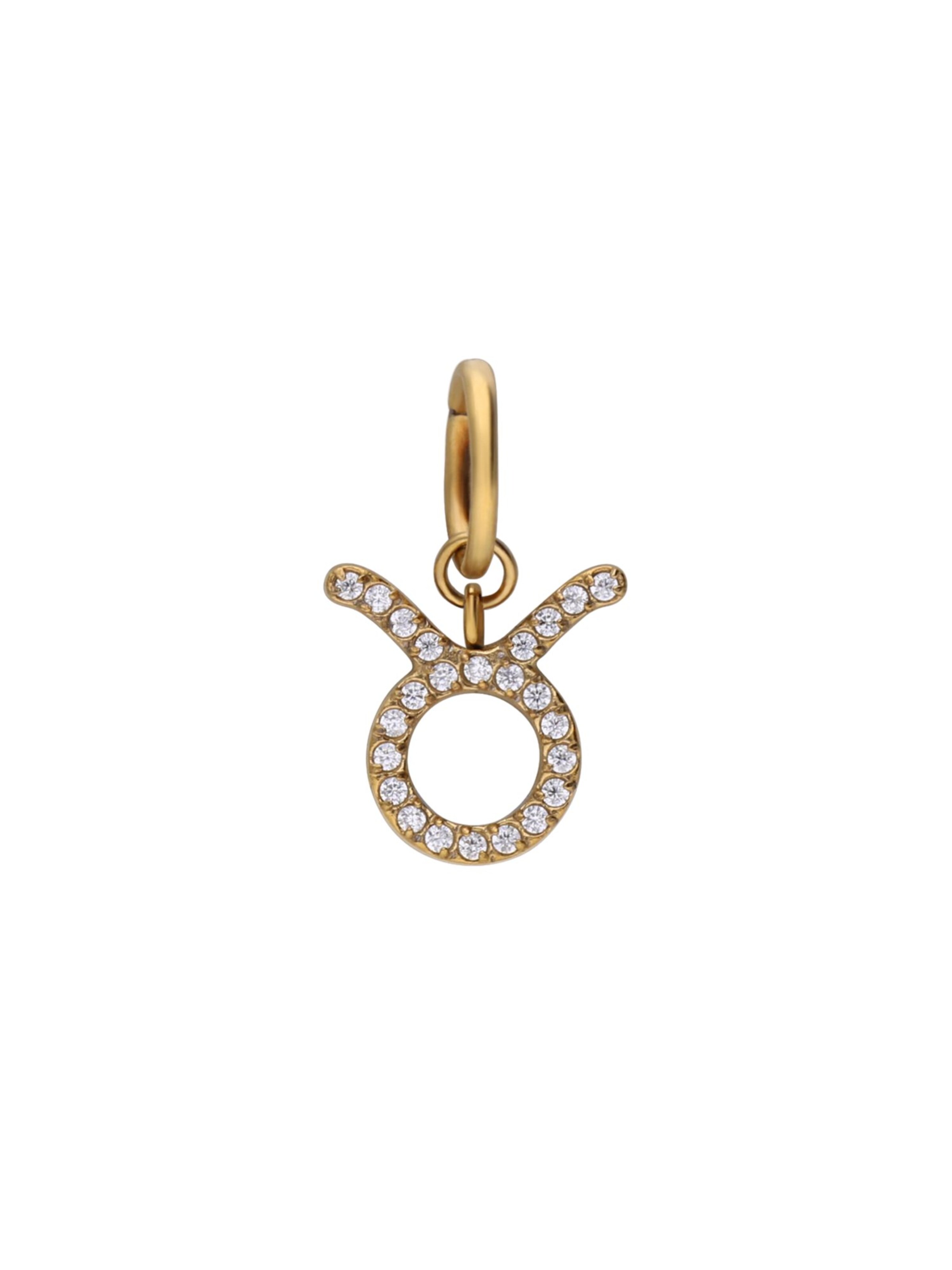 Lucardi Pendant 'Statement' in Gold: front