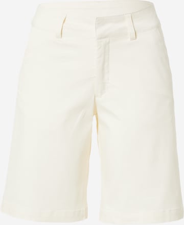 Regular Pantalon chino 'Lea' Kaffe en blanc : devant