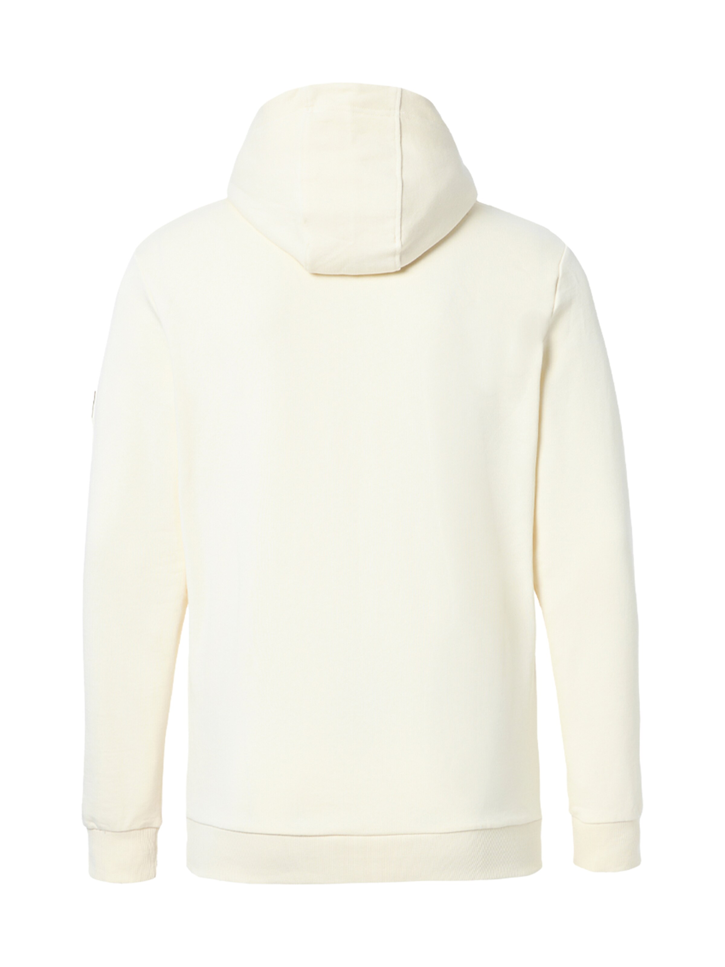 FORSBERG Sweatshirt 'Hoodie mit schwarzem Anaglyph-Logo' in Beige