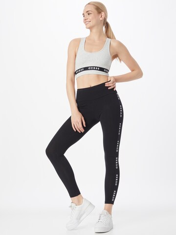 GUESS Push-up Sportovní podprsenka 'Aline' – šedá