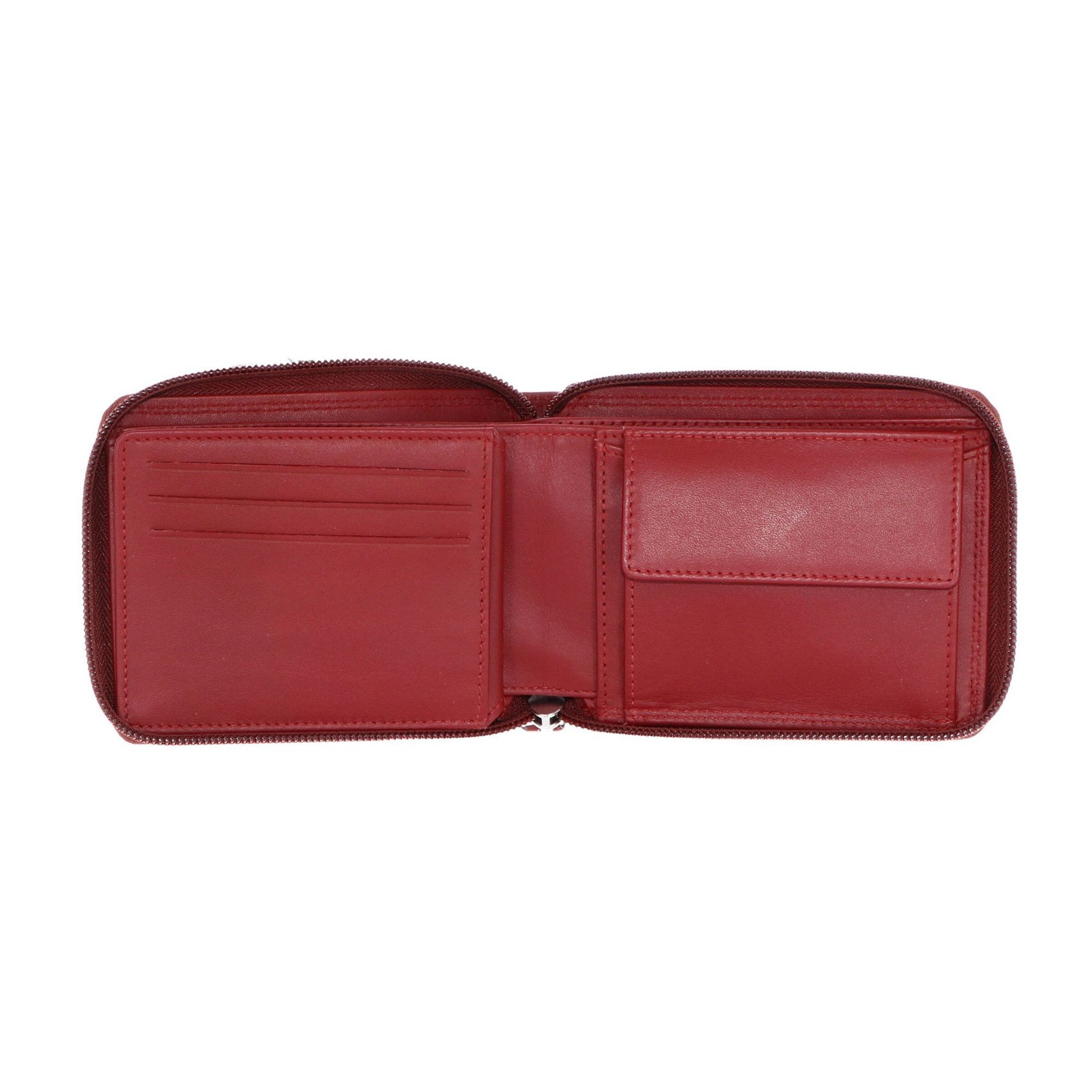GOLDEN HEAD Wallet in Red