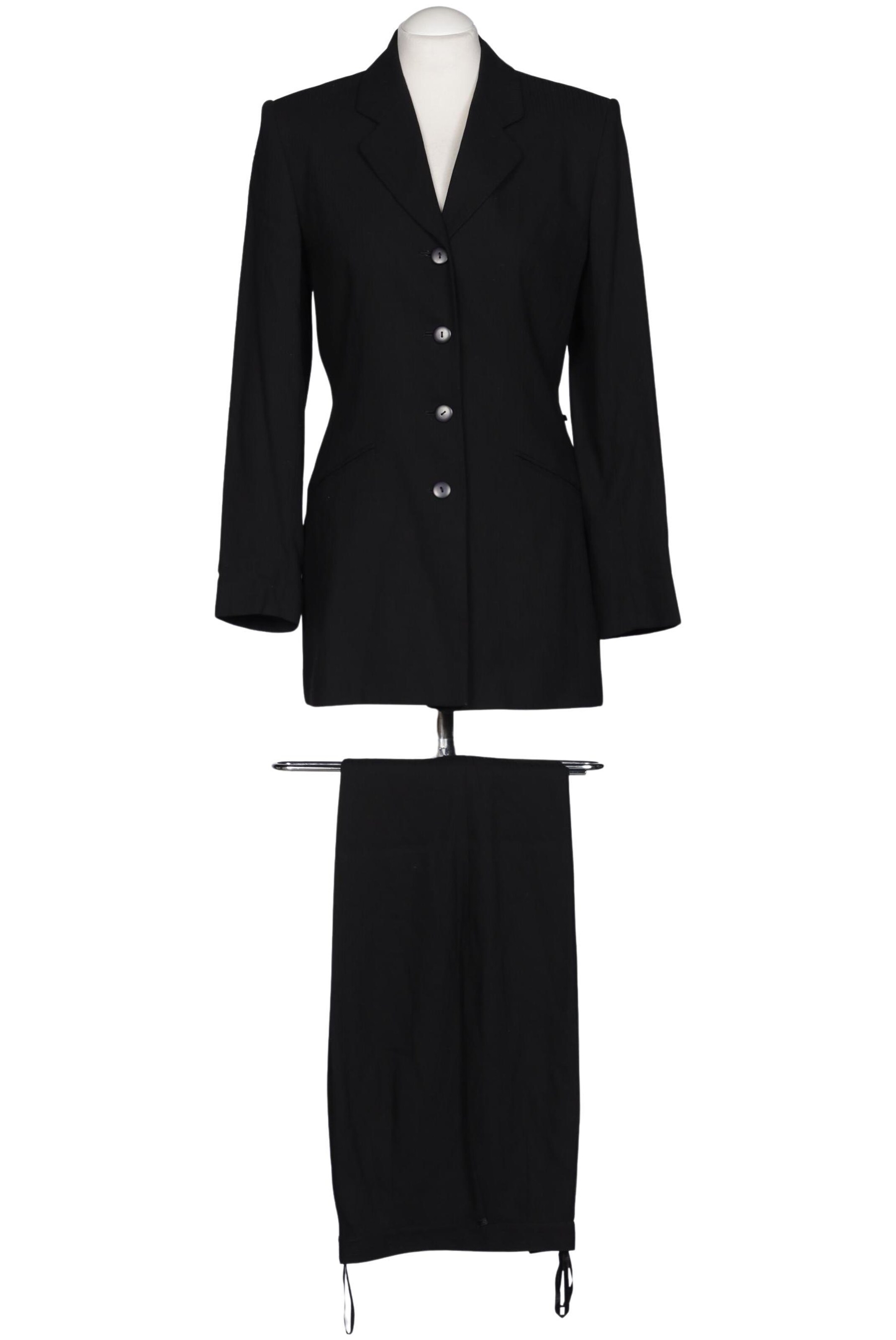 Cartoon Anzug oder Kombination S in Schwarz: Vorderseite