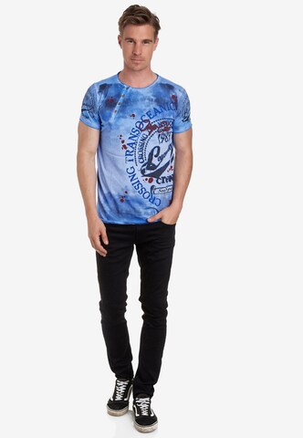 Rusty Neal T-Shirt in Blau