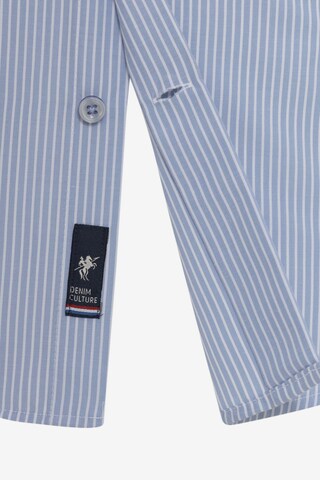 DENIM CULTURE Regular fit Button Up Shirt 'MATS' in Blue