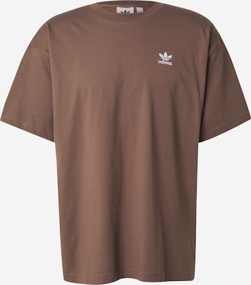 T-Shirt 'Ess' ADIDAS ORIGINALS en marron : devant