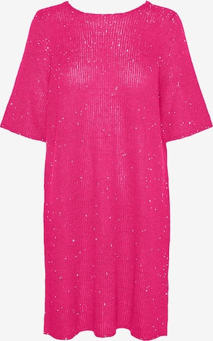 Robes en maille 'LEILANI' VERO MODA en rose : devant