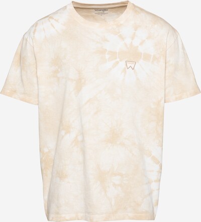 Tricou WRANGLER pe bej / alb, Vizualizare produs