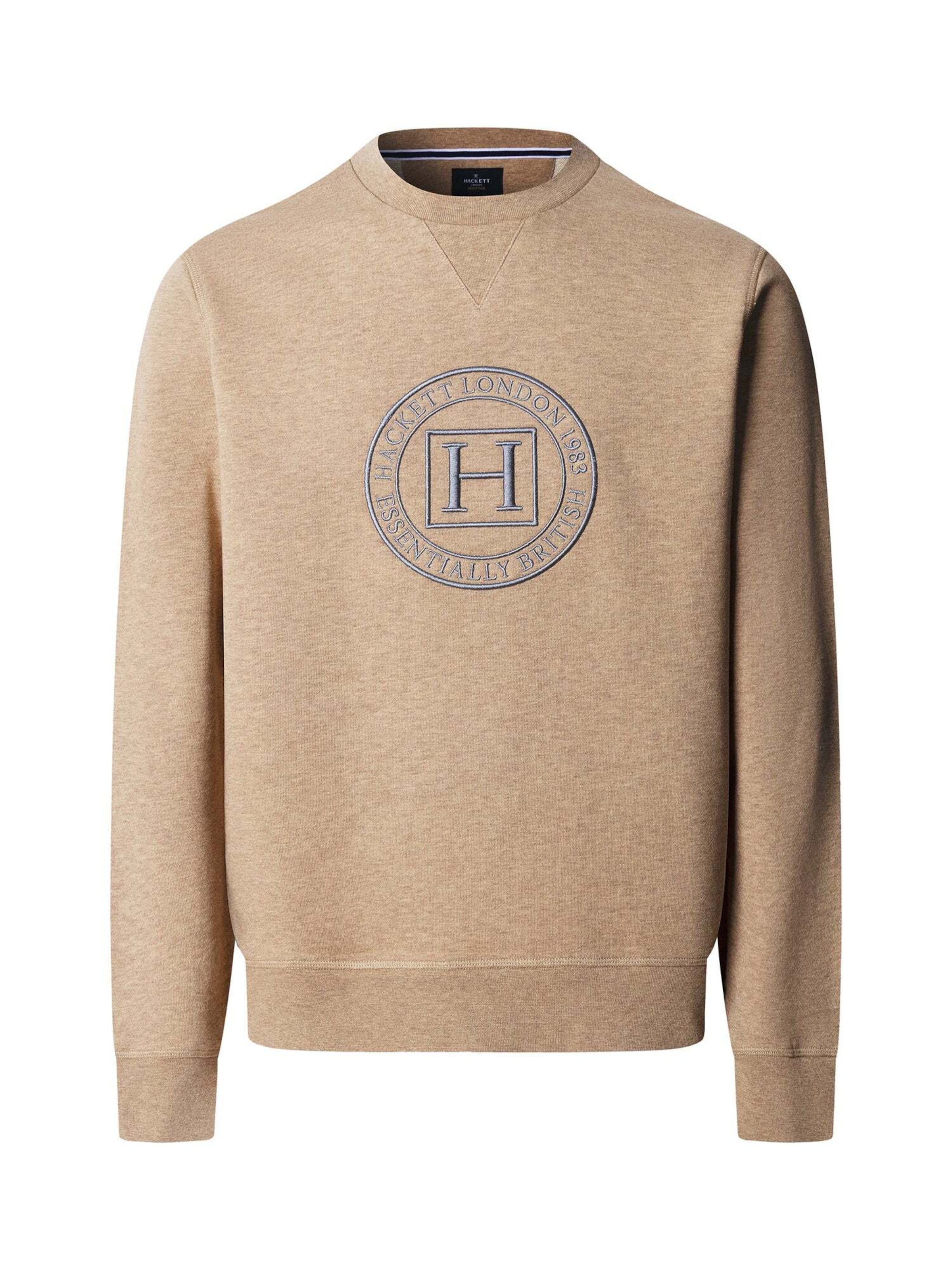 Pull-over Hackett London en beige : devant