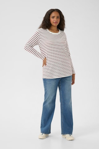 KAFFE CURVE - Camisa 'KCwinni' em branco