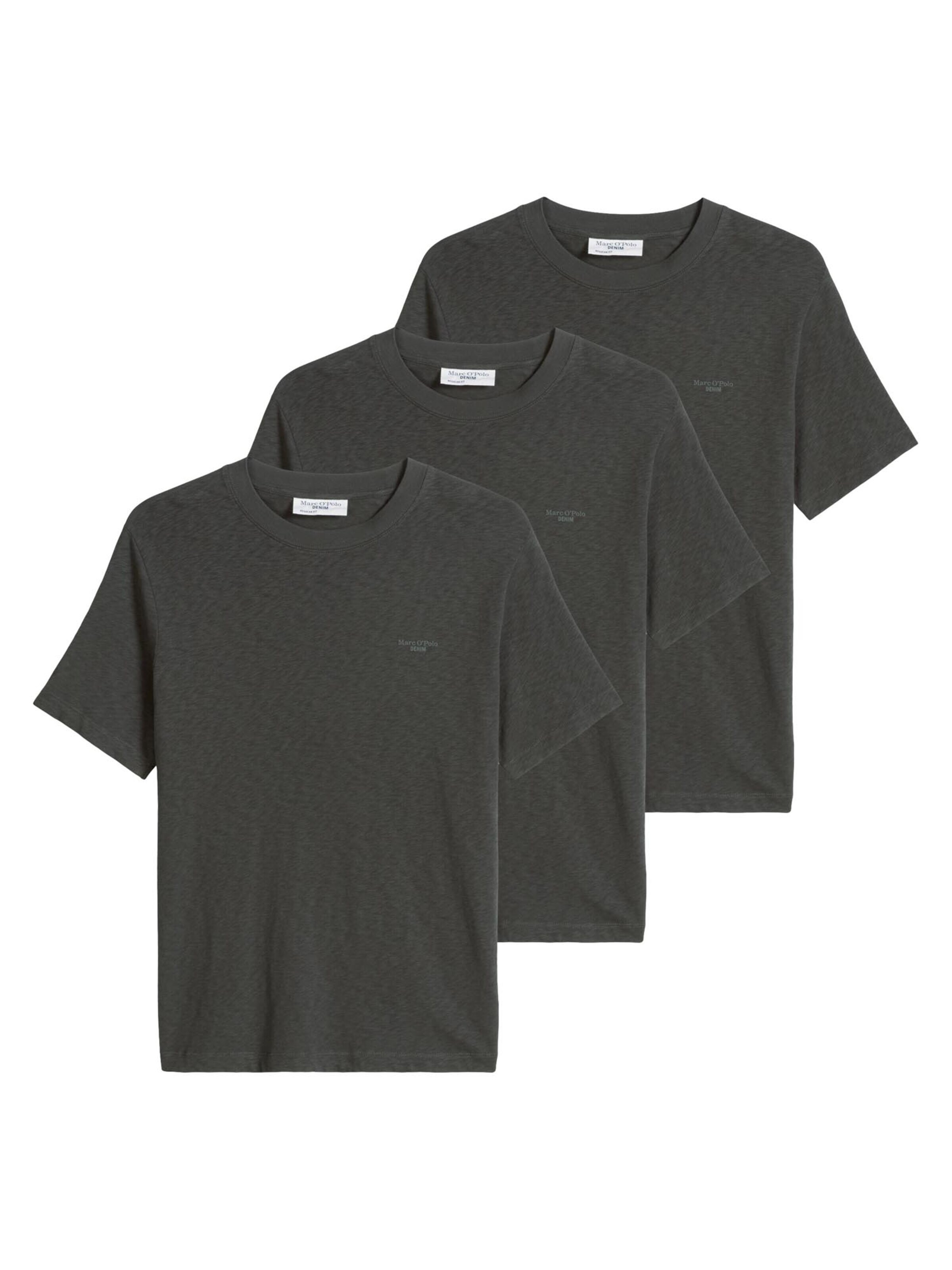 Marc O'Polo DENIM Shirt 'Basic' in Grey: front