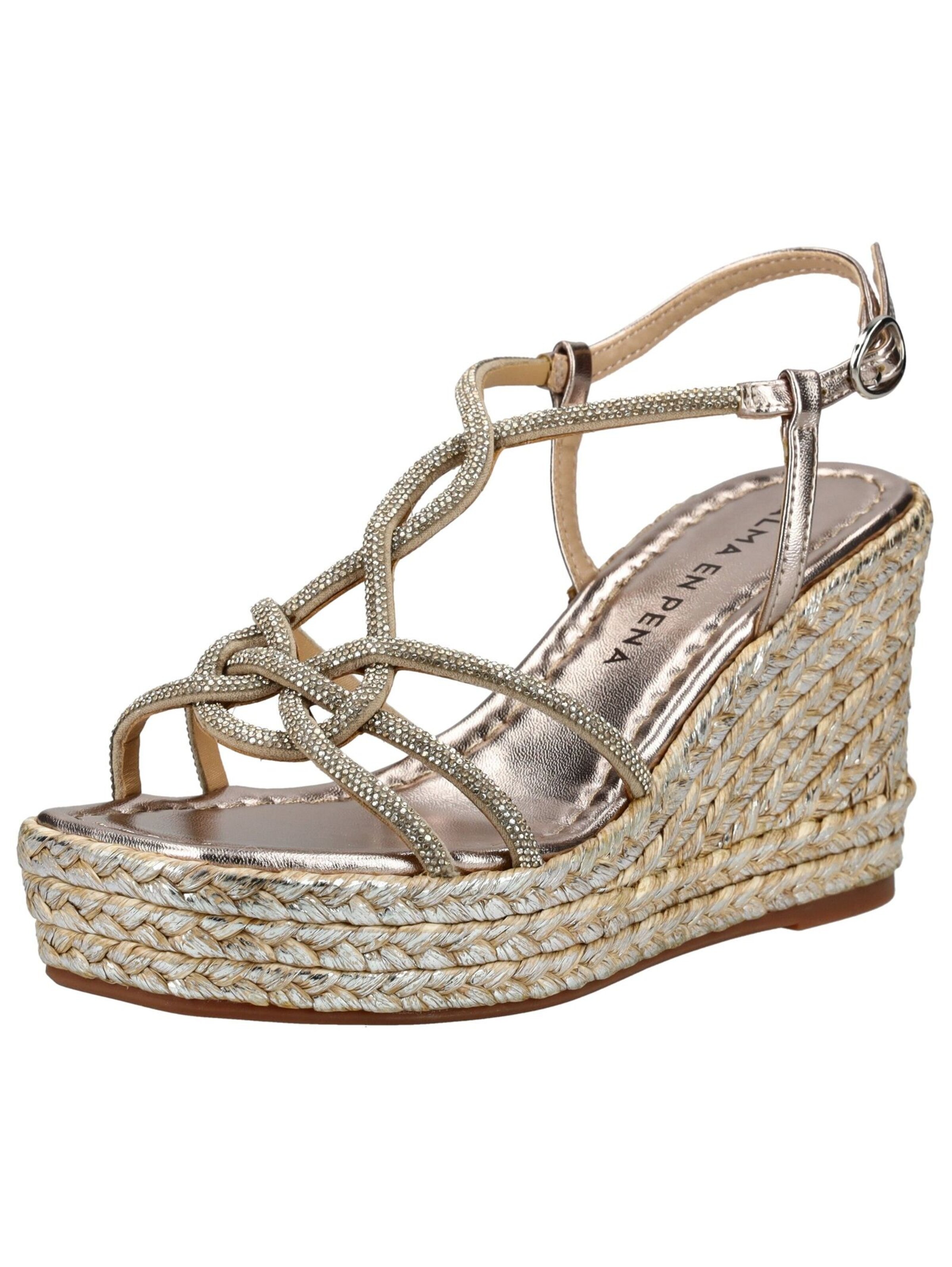 Alma En Pena Sandale in Bronze: Vorderseite