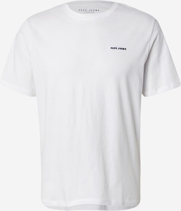 Pepe Jeans Тениска в бяло: отпред