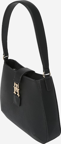 TOMMY HILFIGER - Bolso de hombro en negro: frente