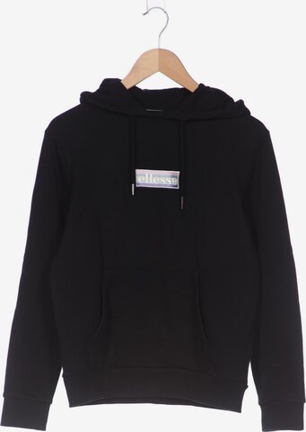 ELLESSE Sweatshirt & Zip-Up Hoodie in S in Black: front