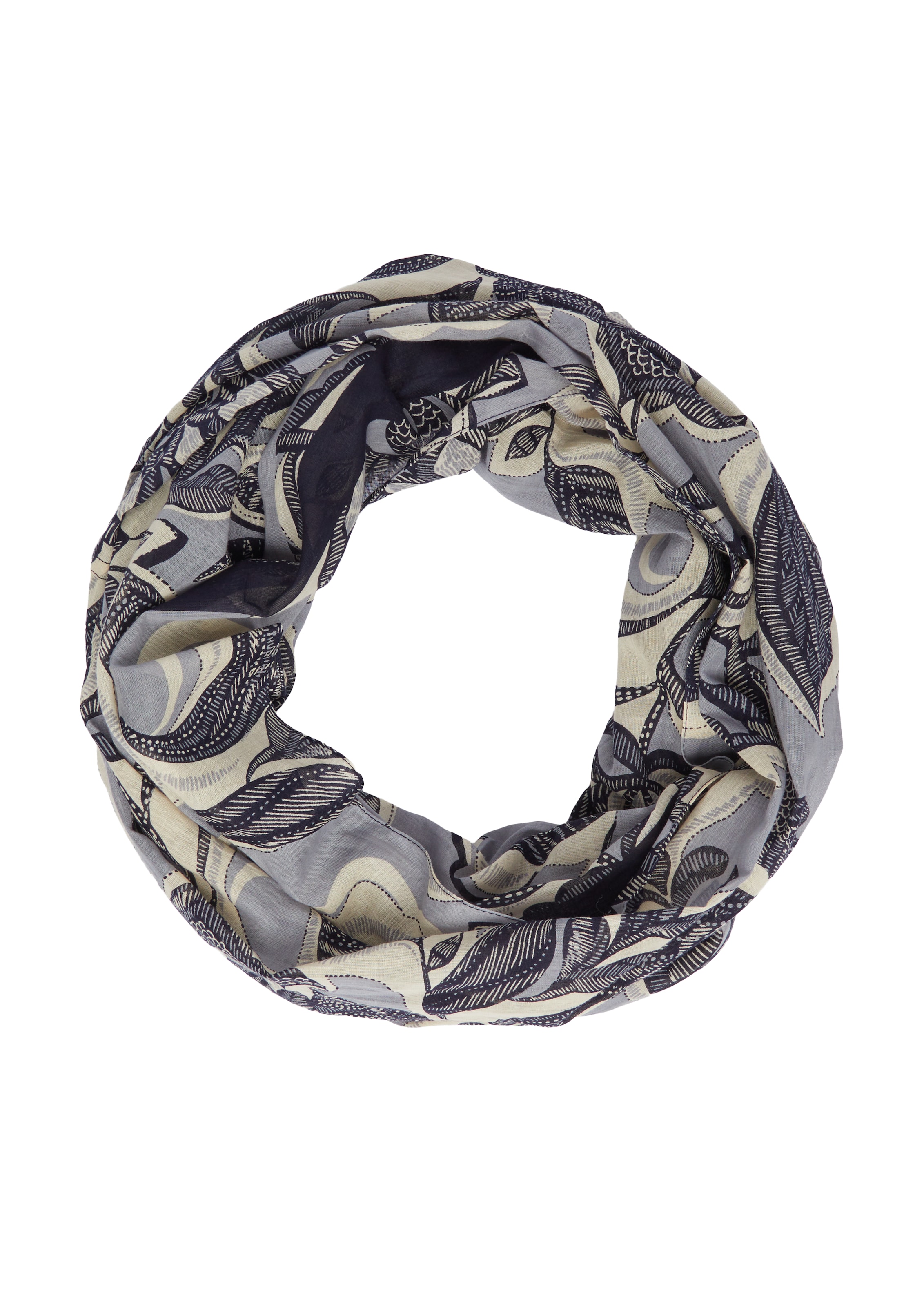 COMMA Sjaal in Blauw: voorkant