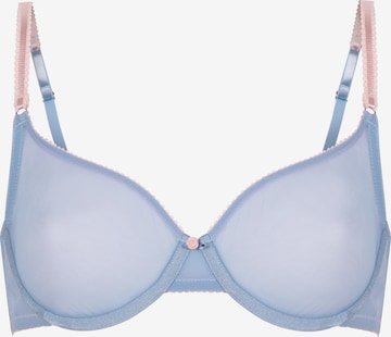HunkemöllerTrokutasti Grudnjak 'Roza' - plava boja: prednji dio