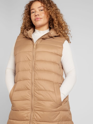 Gilet 'MELODY' ONLY Carmakoma en marron