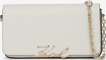 Karl Lagerfeld Umhängetasche in Weiß: Vorderseite