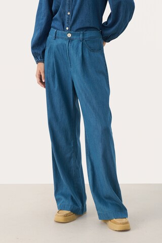 Wide Leg Pantalon 'Evely' Part Two en bleu
