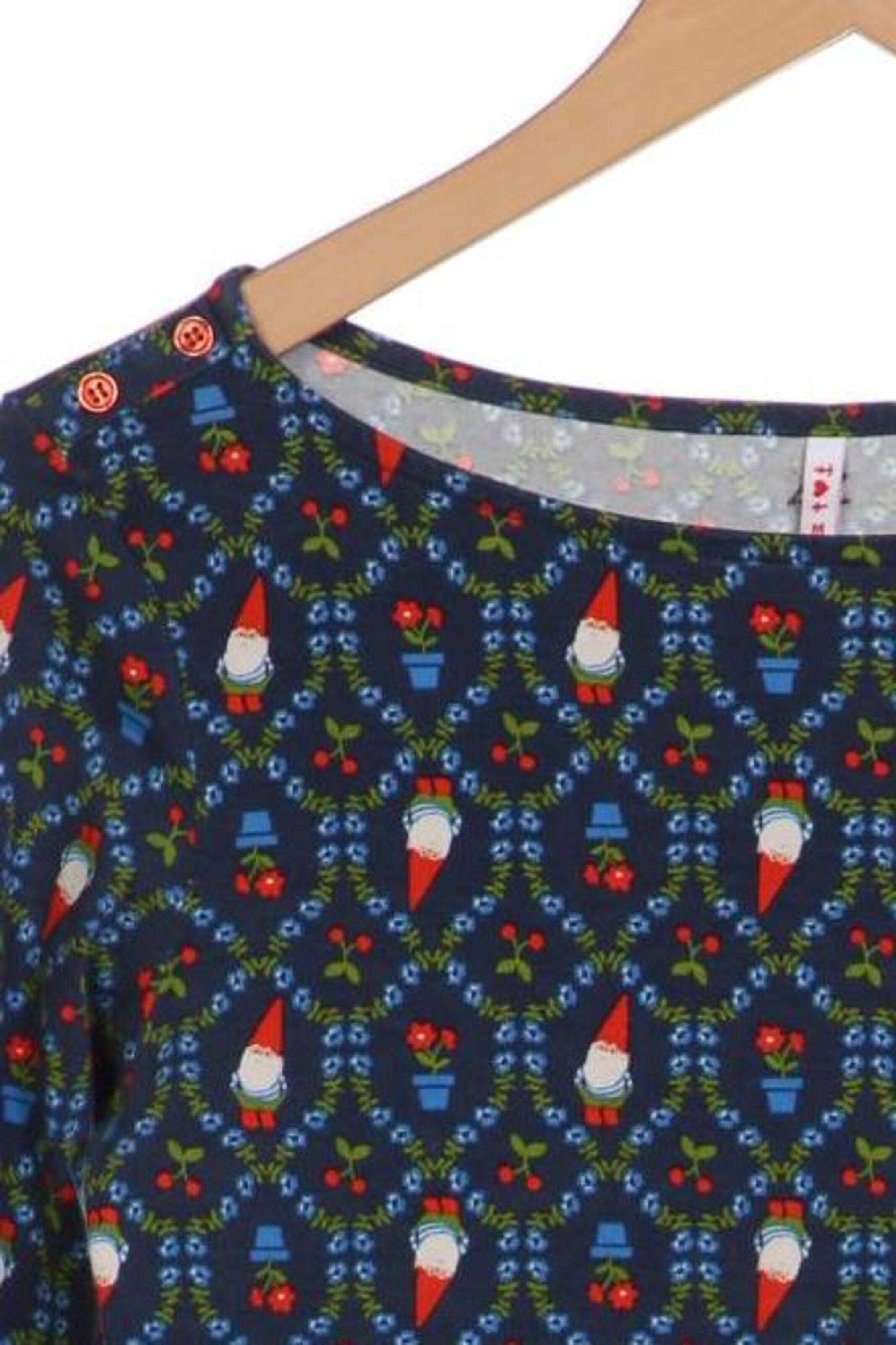 Blutsgeschwister Langarmshirt M in Blau