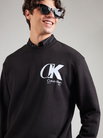Calvin Klein Μπλούζα φούτερ σε μαύρο