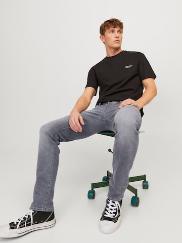 JACK & JONES - Slimfit Calças de ganga 'JJIGlenn JJIcon' em cinzento
