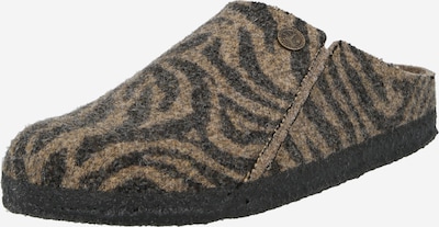 Naminės šlepetės 'Zermatt' iš BIRKENSTOCK, spalva – šviesiai ruda / juoda, Prekių apžvalga