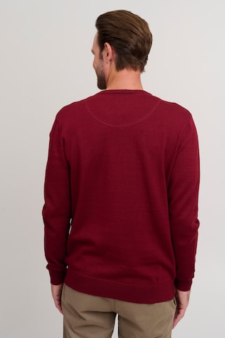 FQ1924 Strickpullover 'FYNJARD' in Rot