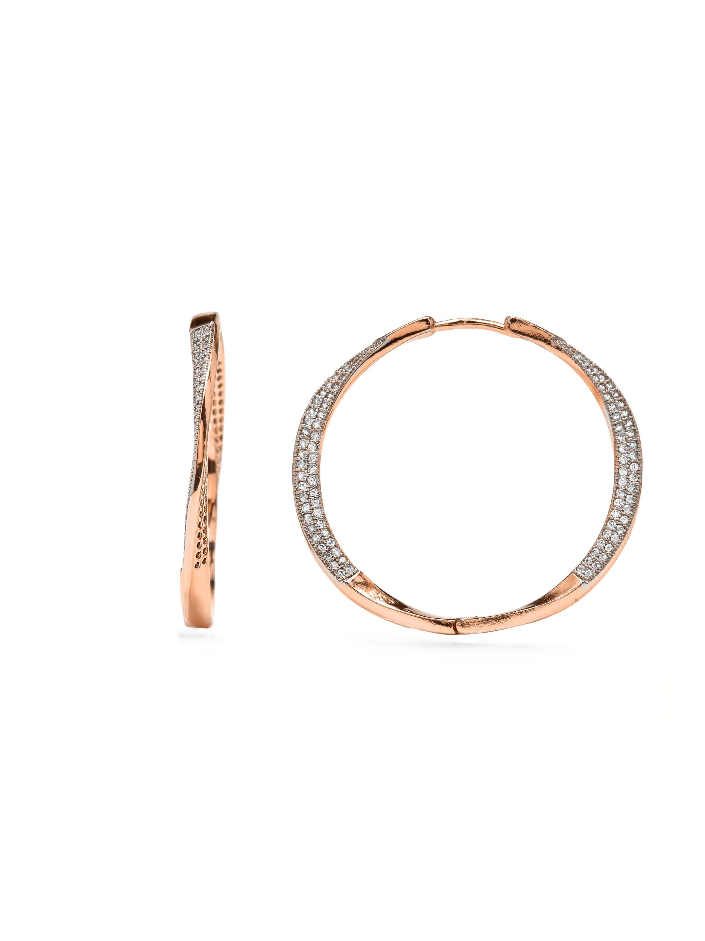 Luxenter Ohrringe 'Dakrim'‌‌‌‌ in Gold: Vorderseite