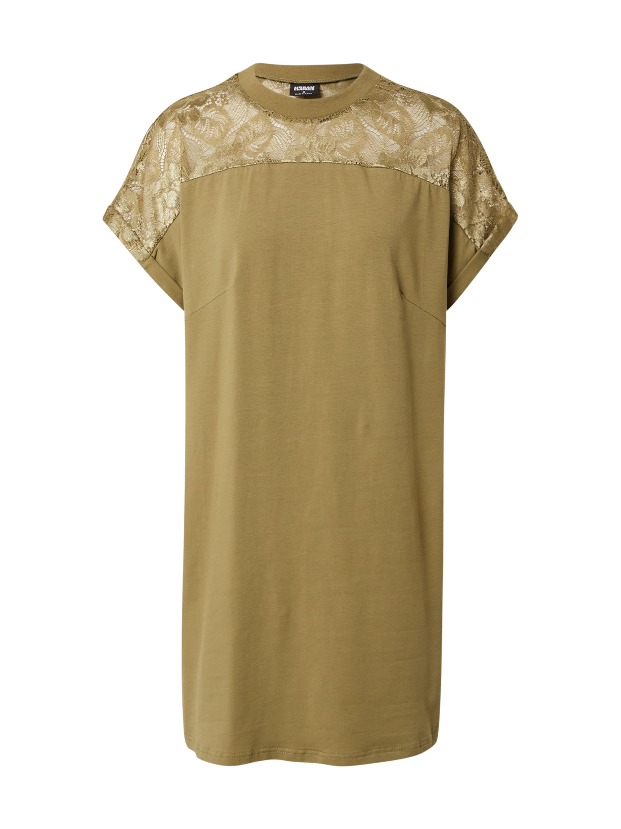 Urban Classics Платье в Зеленый: спереди