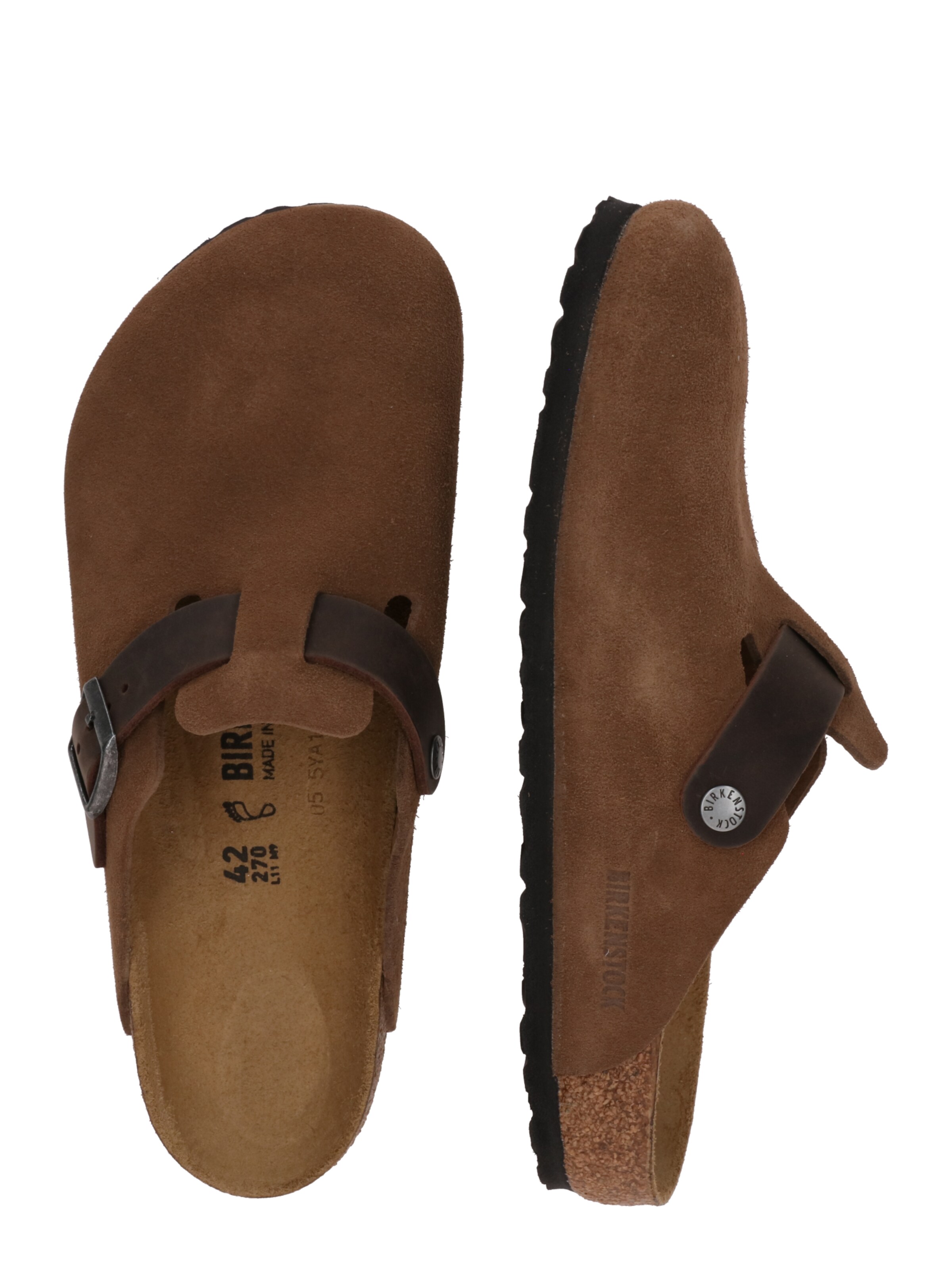 BIRKENSTOCK Mule 'Boston' in Brown
