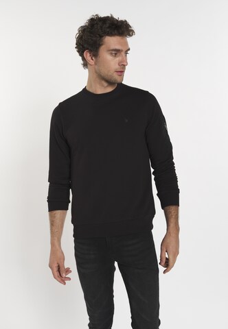 DENIM CULTURE Sweatshirt 'Bret' in Zwart