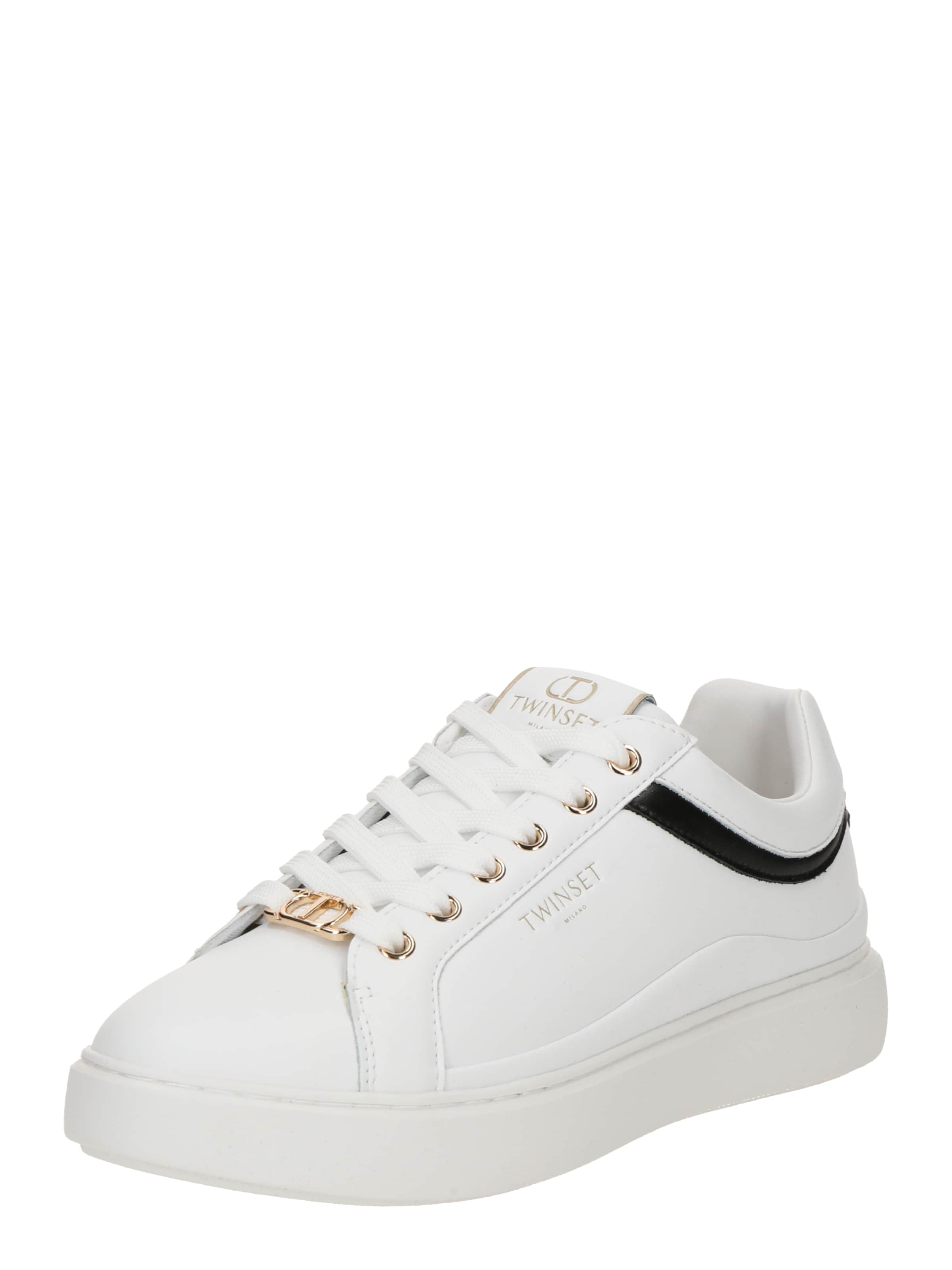 Baskets basses Twinset en blanc : devant