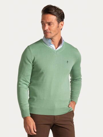 Jacey Quinn Pullover in Grün: Vorderseite