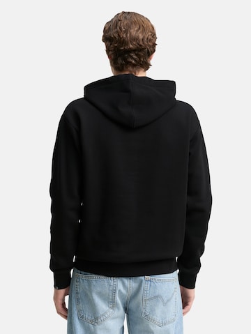 TOM TAILOR DENIM Sweatshirt in Black