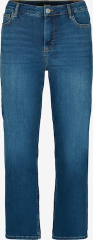 Zizzi Regular Jeans 'GEMMA' in Blauw: voorkant