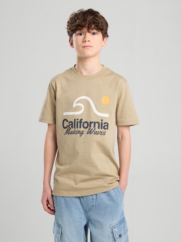 T-Shirt America Today en marron : devant