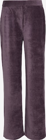 QS Wide Leg Hose in Lila: Vorderseite