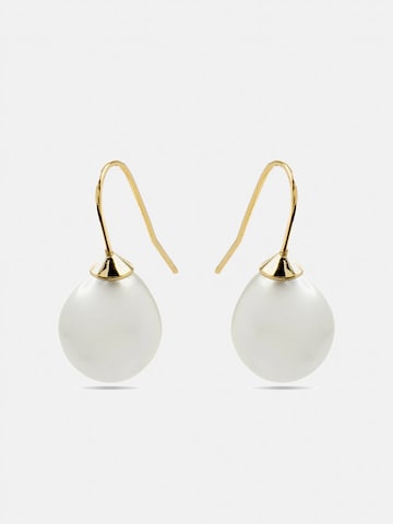LUXBYLUX Earrings in White: front
