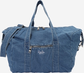 Lala BerlinVikend torba 'Muriel' - plava boja: prednji dio