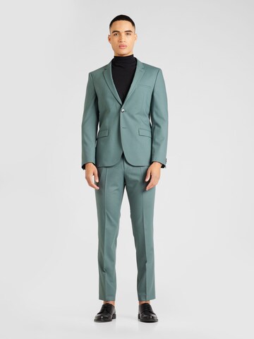 HUGO Slim fit Suit 'Arti/Hesten' in Green: front