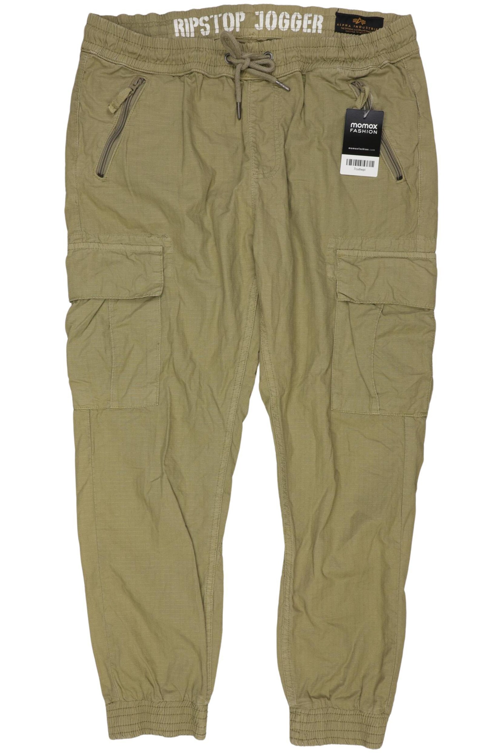 ALPHA INDUSTRIES Pants in 35-36 in Beige: front