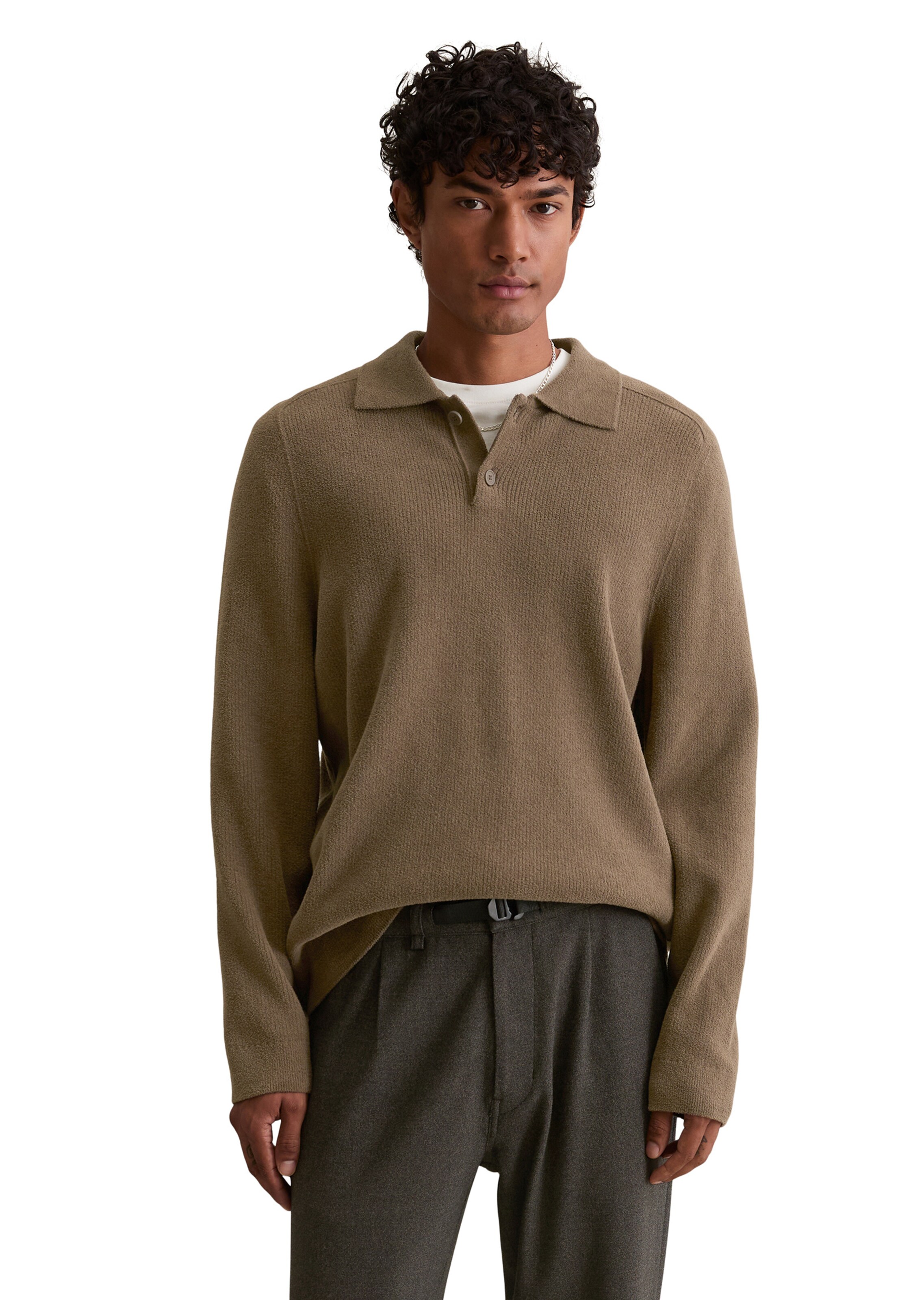 Marc O'Polo DENIM Pullover in Braun: Vorderseite