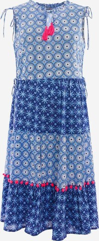 Zwillingsherz Dress 'Hailey' in Blue: front