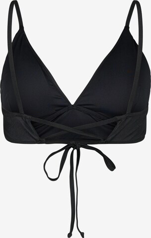 Swim by Zizzi Triangel Bikinitop 'SENYA' in Schwarz