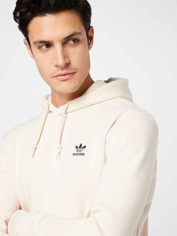 Coupe regular Sweat-shirt 'Adicolor Essentials Trefoil' ADIDAS ORIGINALS en blanc