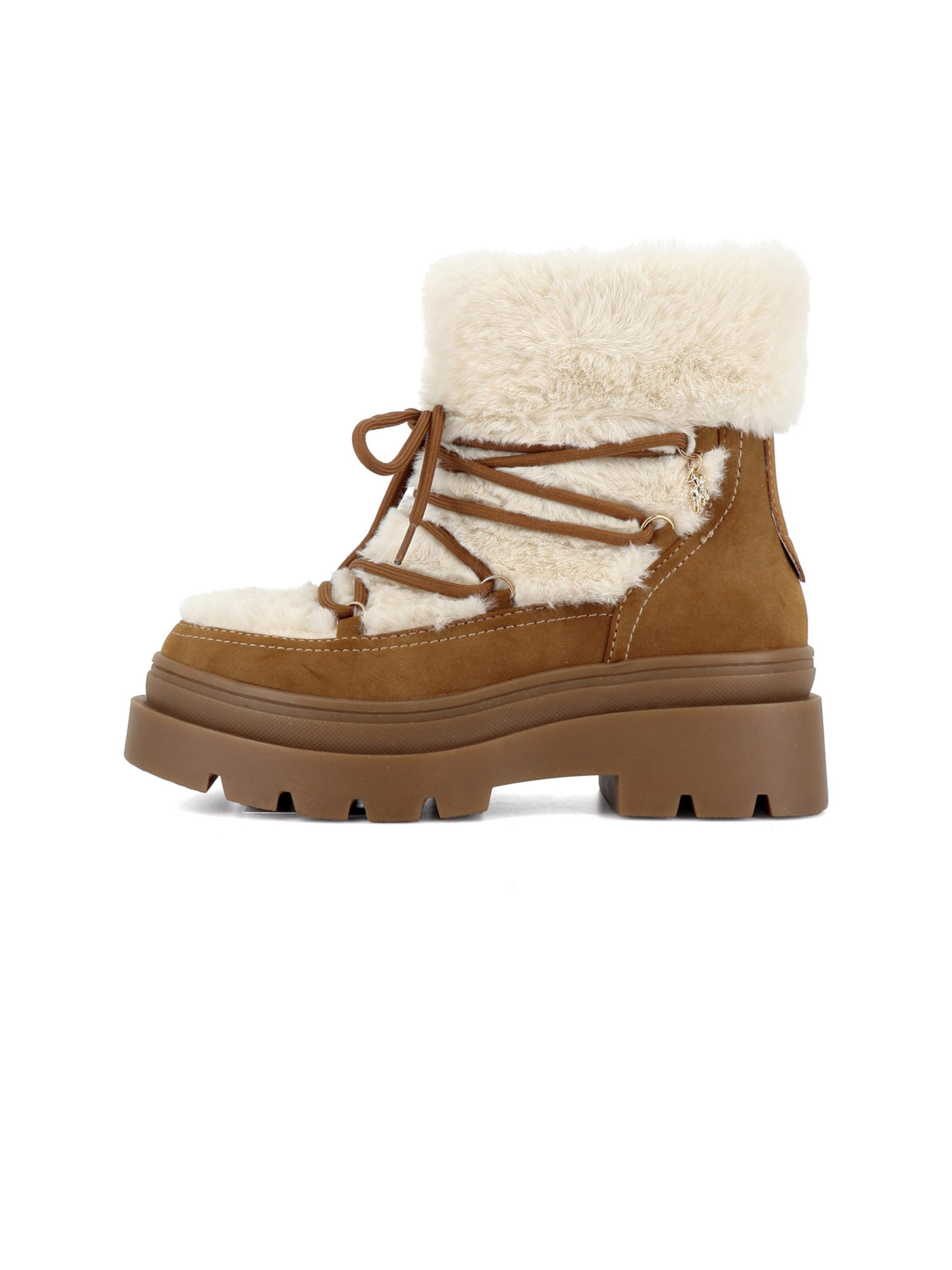 Bottines à lacets 'Shona' US POLO ASSN. en marron : devant