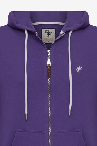 DENIM CULTURE Sweatshirt 'Sebastian' in Purple