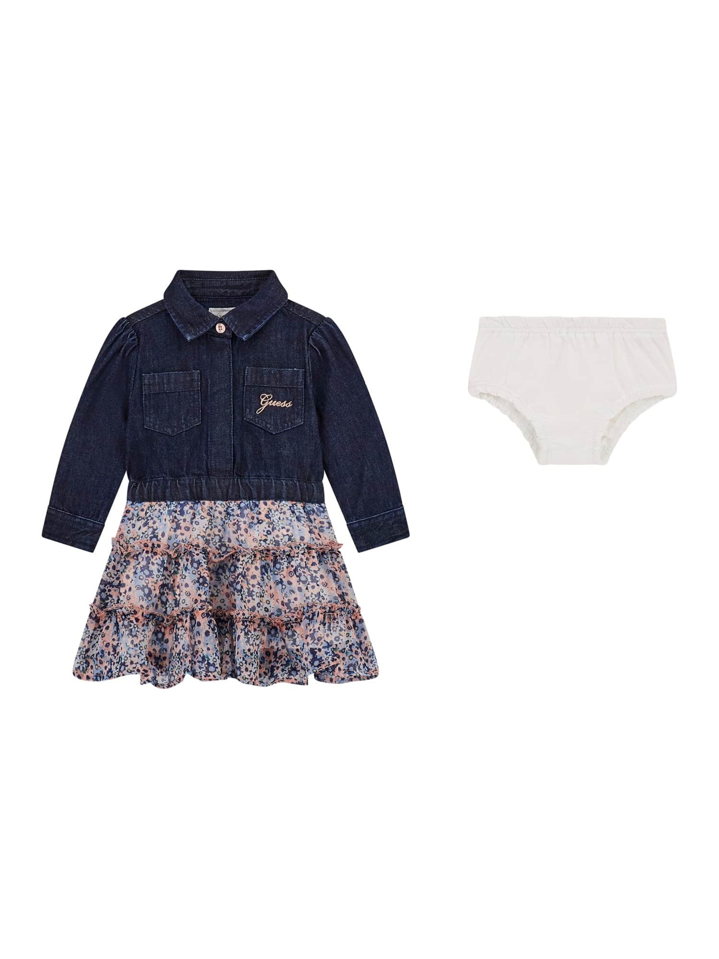 GUESS Set: Kleid und Höschen in Blau: Vorderseite